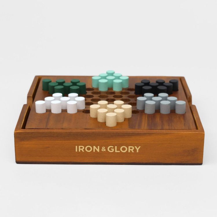 Iron & Glory Chinese Checkers (Wood) - Panache (Koksijde)