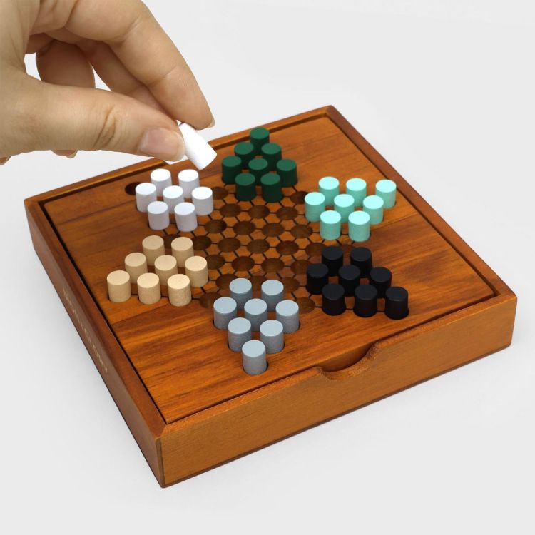 Iron & Glory Chinese Checkers (Wood) - Panache (Koksijde)