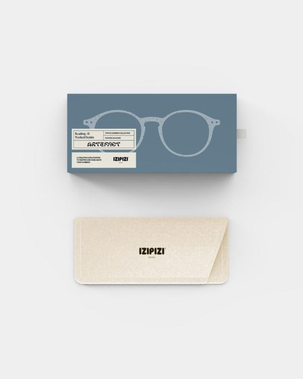 IZIPIZI Lunettes de lecture #D +1.00 (Washed Denim) - Panache (Koksijde)