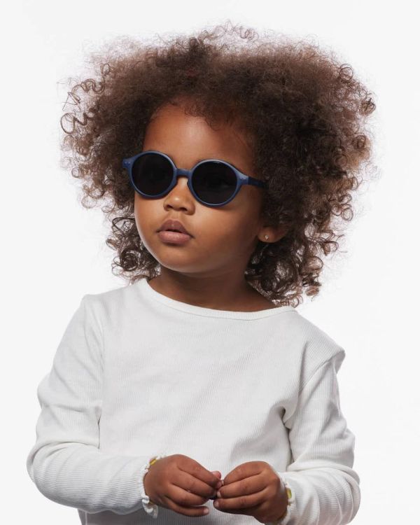 IZIPIZI SUN Lunettes solaires Baby +0.00 0-3ans (Denim Blue) - Panache (Koksijde)