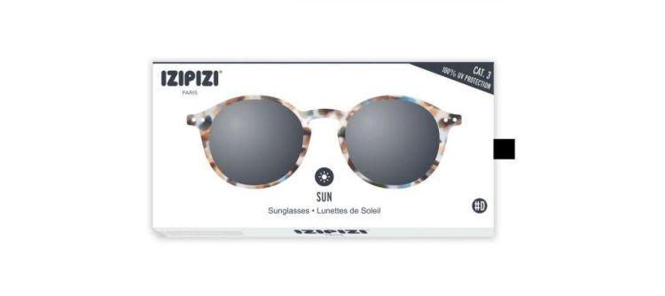 IZIPIZI SUN Zonnebril #D +0.00 (Blue Tortoise/Grey) - Panache (Koksijde)