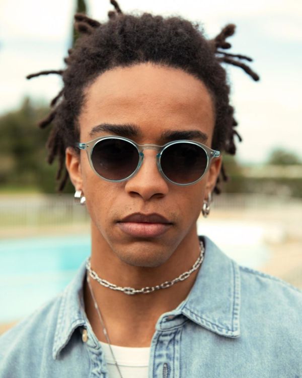 IZIPIZI SUN Lunettes de soleil #D +0.00 (Turquoise Stone) - Panache (Koksijde)