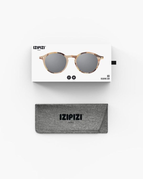 IZIPIZI SUN Zonnebril #D +1.00 (Light Tortoise/Grey) - Panache (Koksijde)