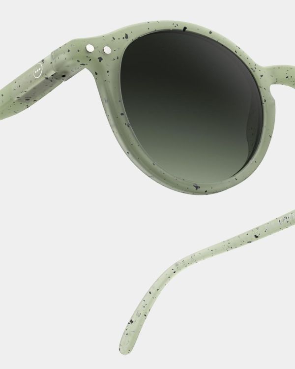 IZIPIZI Lunettes de soleil junior #D +0.00 5-10ans (Dyed Green) - Panache (Koksijde)