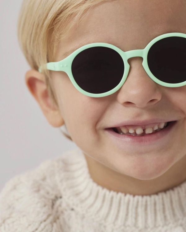 IZIPIZI SUN Lunettes solaires Kids Plus +0.00 3-5ans (Aqua Green) - Panache (Koksijde)