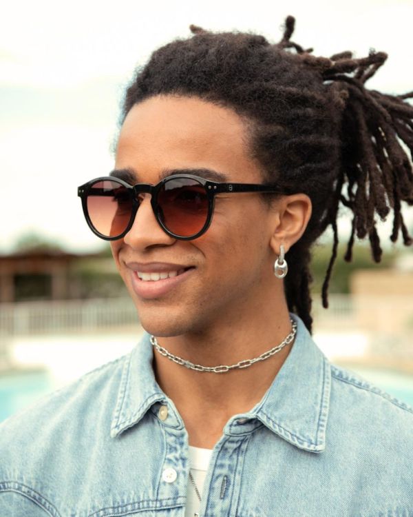 IZIPIZI SUN Lunettes de soleil #M +0.00 (Black Road) - Panache (Koksijde)