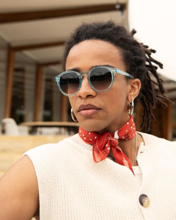 IZIPIZI SUN Lunettes de soleil #M +0.00 (Turquoise Stone) - Panache (Koksijde)