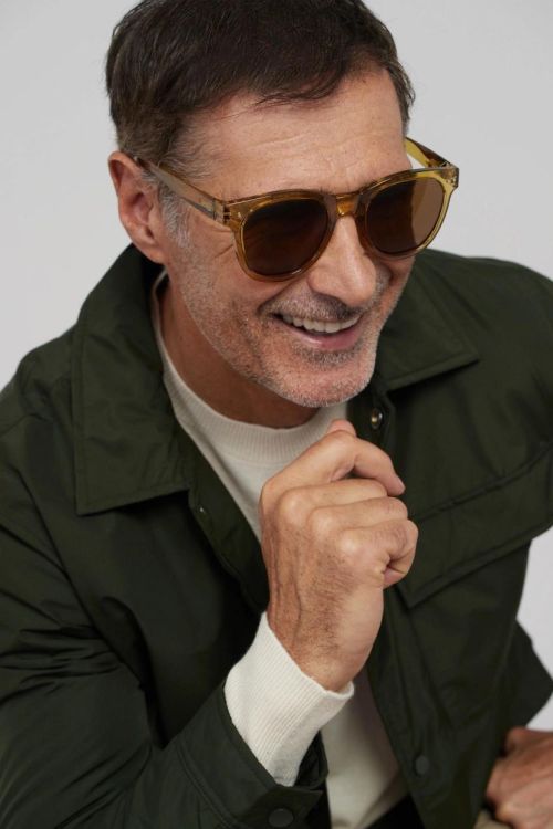 IZIPIZI SUN Zonnebril #N +0.00 (Golden Green) - Panache (Koksijde)