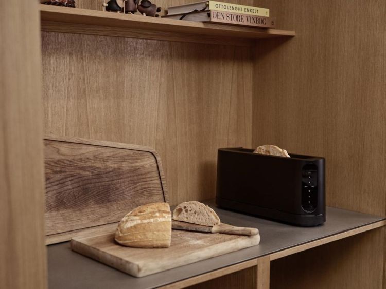 Jacob Jensen Broodrooster Long Slot Toaster 41cm (Black) - Panache (Koksijde)