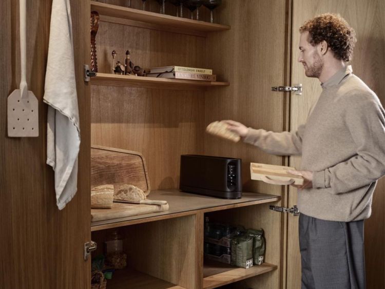 Jacob Jensen Broodrooster Long Slot Toaster 41cm (Black) - Panache (Koksijde)