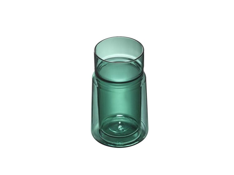 Jacob Jensen Dubbelwandig glas L 33cl (Green) - Panache (Koksijde)