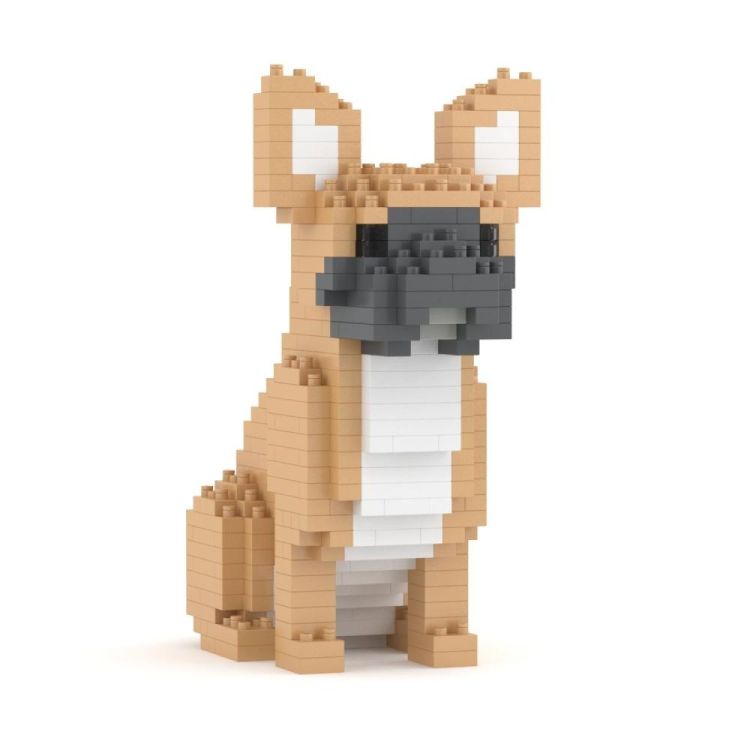 Jekca Micro-brick Mini French Bulldog - 420 pcs (Beige) - Panache (Koksijde)