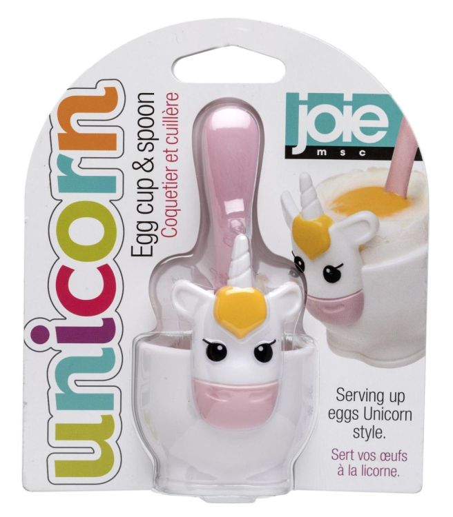 Joie Unicorn Egg cup & spoon (Pastelroze) - Panache (Koksijde)