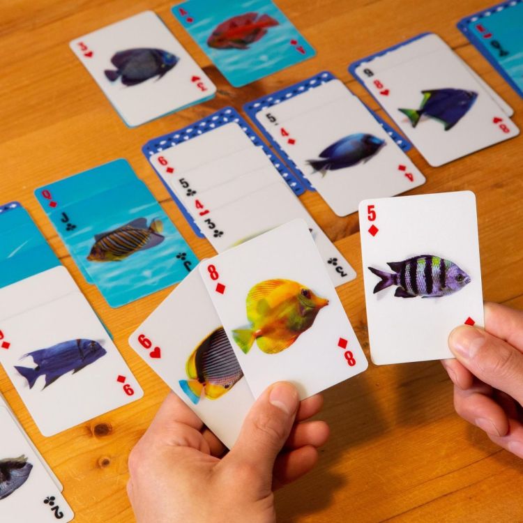 Kikkerland Jeu de Cartes 3D Poissons (Multi) - Panache (Koksijde)