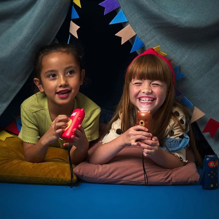 Kikkerland Lampe Torche à Presser Ours (Bruin) - Panache (Koksijde)