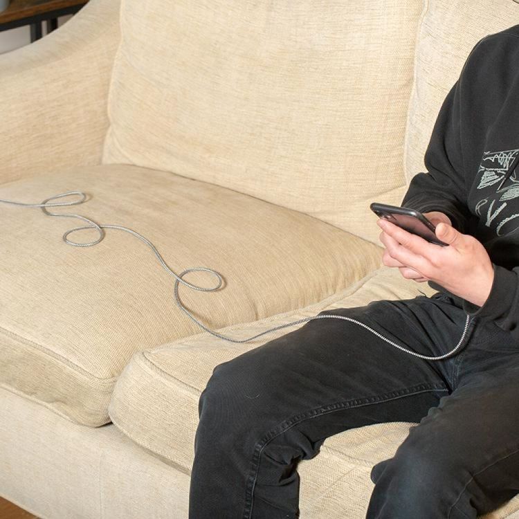 Kikkerland Oplaadkabel USC-C 2m (Zwart) - Panache (Koksijde)