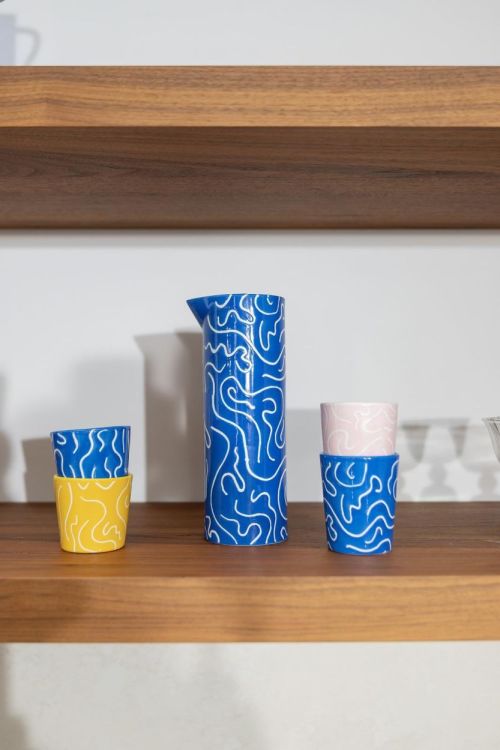 &Klevering Amsterdam 4 mugs Soba Small (Multi) - Panache (Koksijde)