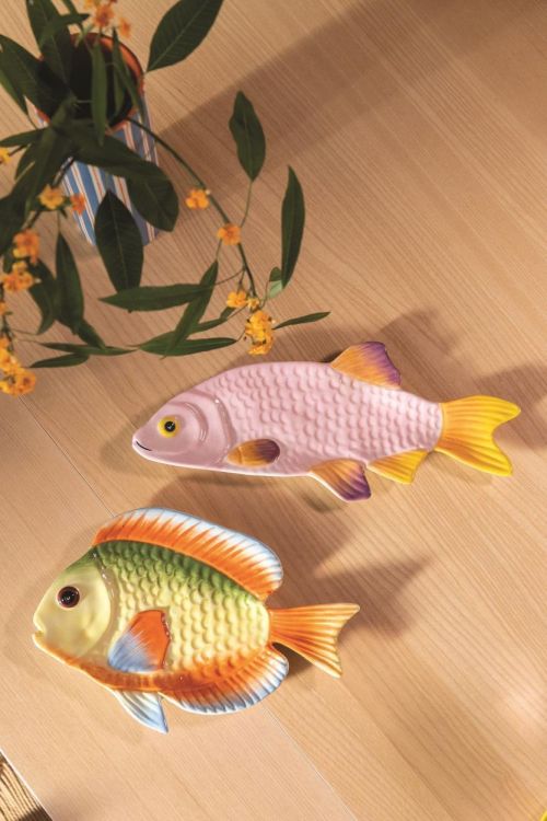 &Klevering Amsterdam Plateau poisson Rainbow (Yellow) - Panache (Koksijde)