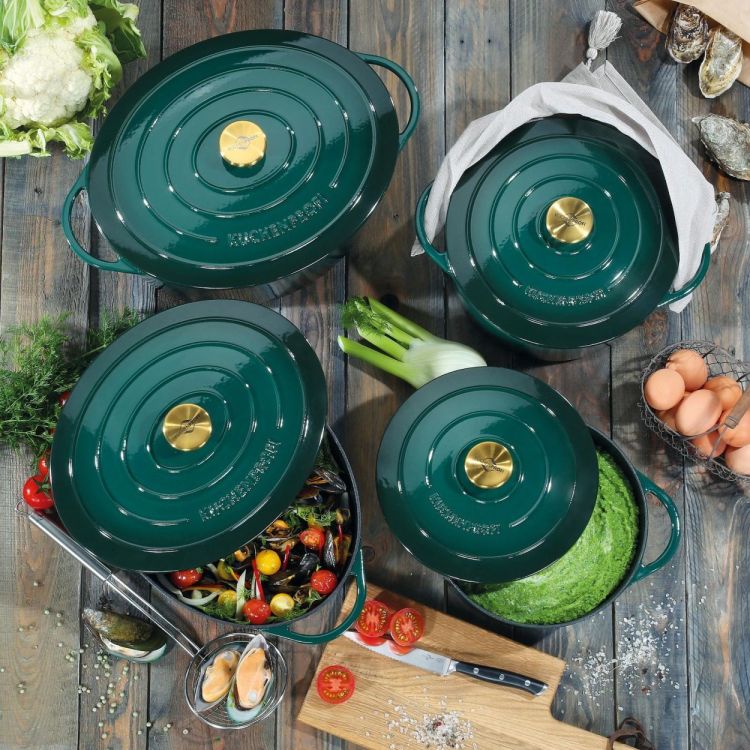 Küchenprofi Stoofpan rond 26cm Racing Green (Racing Green) - Panache (Koksijde)
