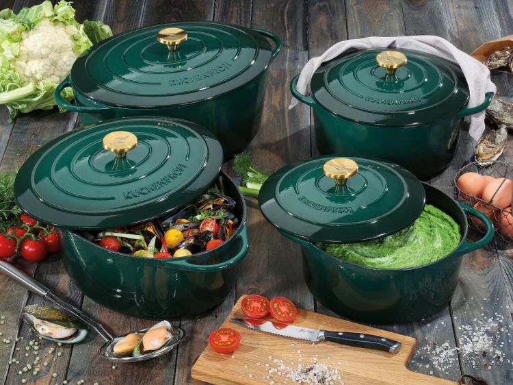 Küchenprofi Stoofpan rond 26cm Racing Green (Racing Green) - Panache (Koksijde)