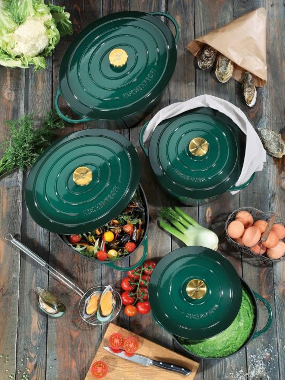 Küchenprofi Stoofpan rond 26cm Racing Green (Racing Green) - Panache (Koksijde)