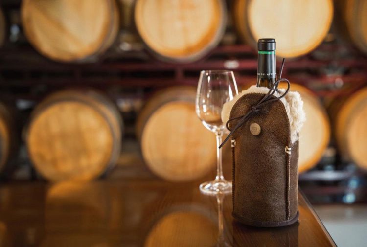 Kywie Champagne cooler Brown Leather (Brown Leather) - Panache (Koksijde)