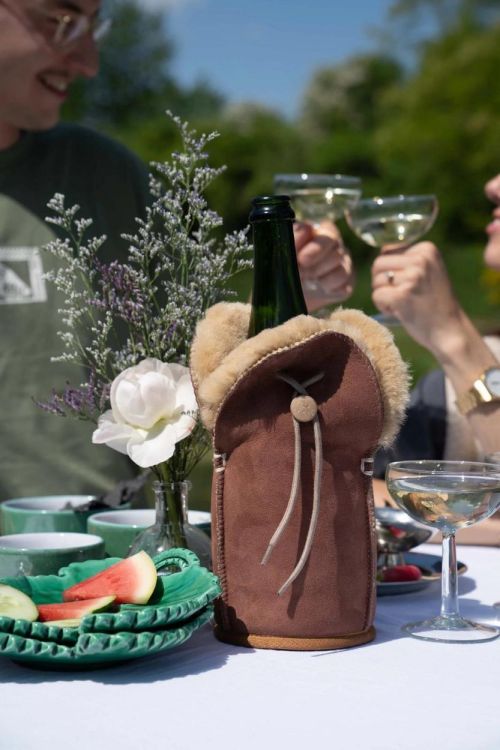 Kywie Champagne cooler suède Terra (Terra) - Panache (Koksijde)