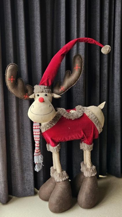 La Galleria Staande eland 100cm (140cm) (Rood) - Panache (Koksijde)