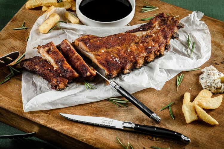 Laguiole Style de Vie 6 steakmessen Black Premium Line (Black) - Panache (Koksijde)