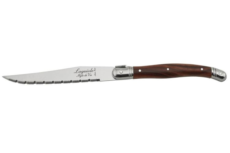 Laguiole Style de Vie 6 steakmessen Dark Wood Premium Line (Dark Wood) - Panache (Koksijde)