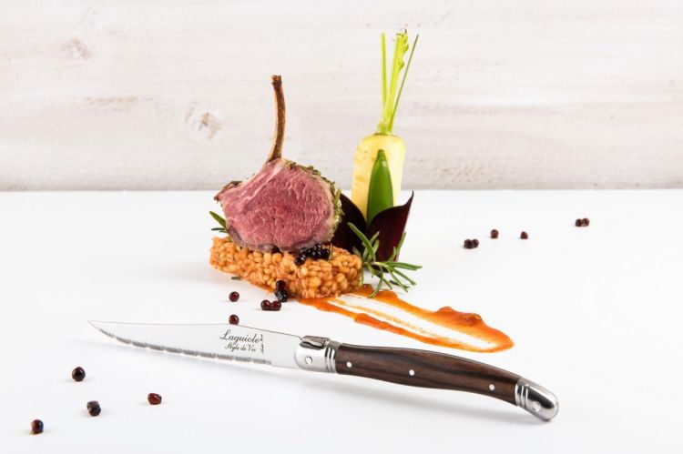 Laguiole Style de Vie 6 steakmessen Dark Wood Premium Line (Dark Wood) - Panache (Koksijde)