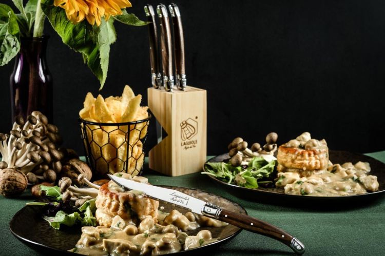 Laguiole Style de Vie 6 steakmessen Dark Wood Premium Line (Dark Wood) - Panache (Koksijde)