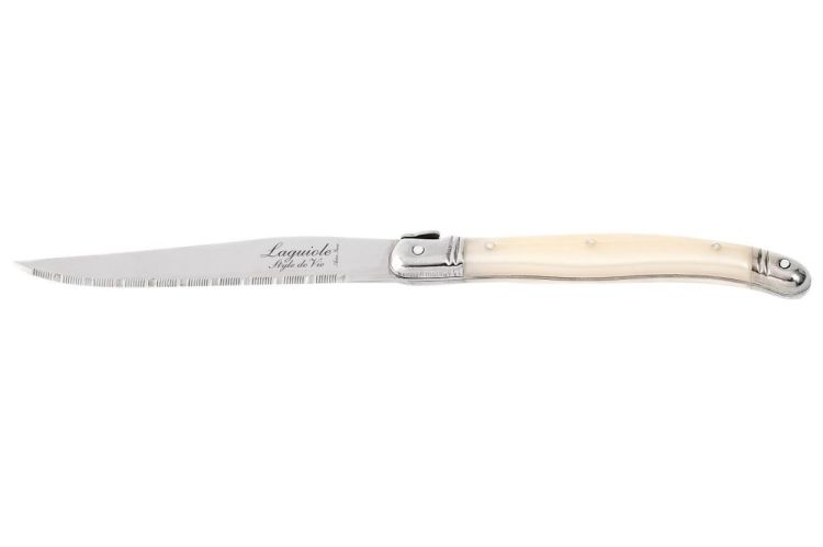 Laguiole Style de Vie 6 steakmessen Pearl Premium Line (Pearl) - Panache (Koksijde)