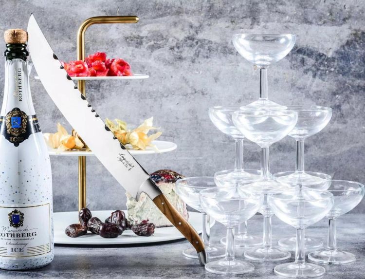 Laguiole Style de Vie Champagnesabel Olijfhout Luxury Line (Olijfhout) - Panache (Koksijde)