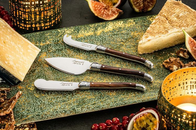 Laguiole Style de Vie Kaasmessenset Dark Wood (Dark Wood) - Panache (Koksijde)