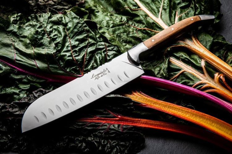 Laguiole Style de Vie Santoku Olijfhout Luxury Line (Olijfhout) - Panache (Koksijde)