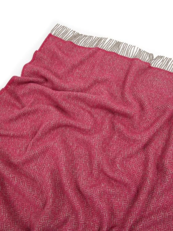 Lanerossi Plaid Mata Mata 130x220cm (Fuxia) - Panache (Koksijde)