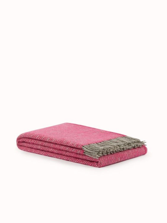 Lanerossi Plaid Mata Mata 130x220cm (Fuxia) - Panache (Koksijde)