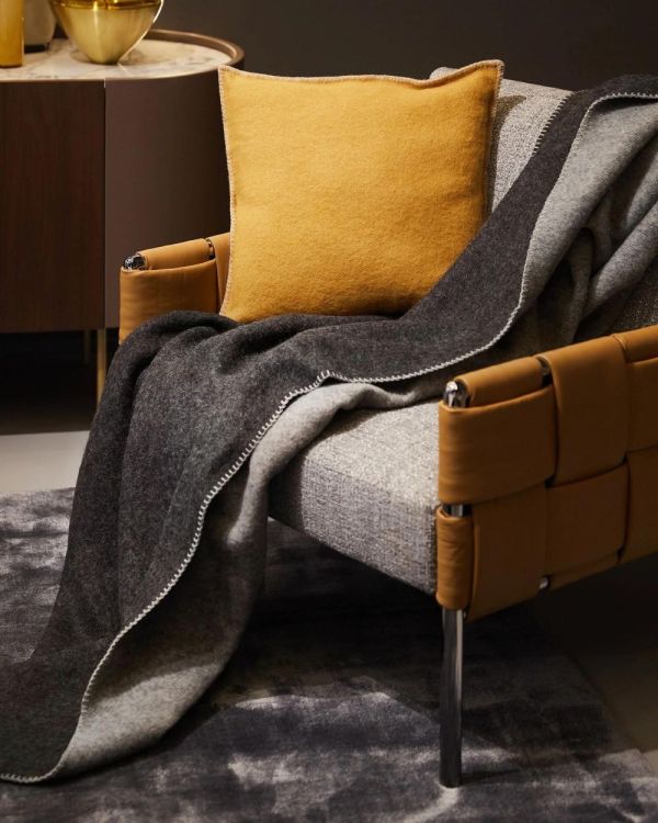 Lanerossi Plaid Southland 130x210cm (Antracite) - Panache (Koksijde)
