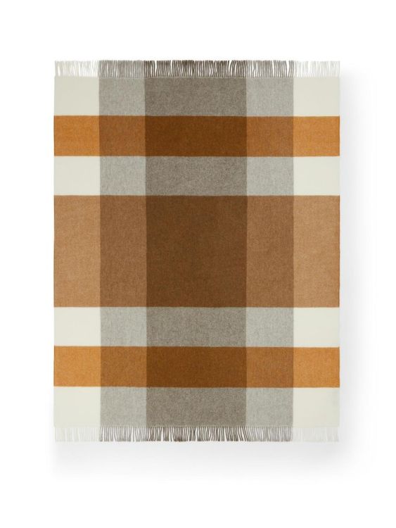 Lanerossi Plaid Uruguay Check 130x190cm (Caramello) - Panache (Koksijde)