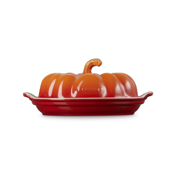 Le Creuset Botervloot 'Pompoen' Oranjerood (Oranjerood) - Panache (Koksijde)