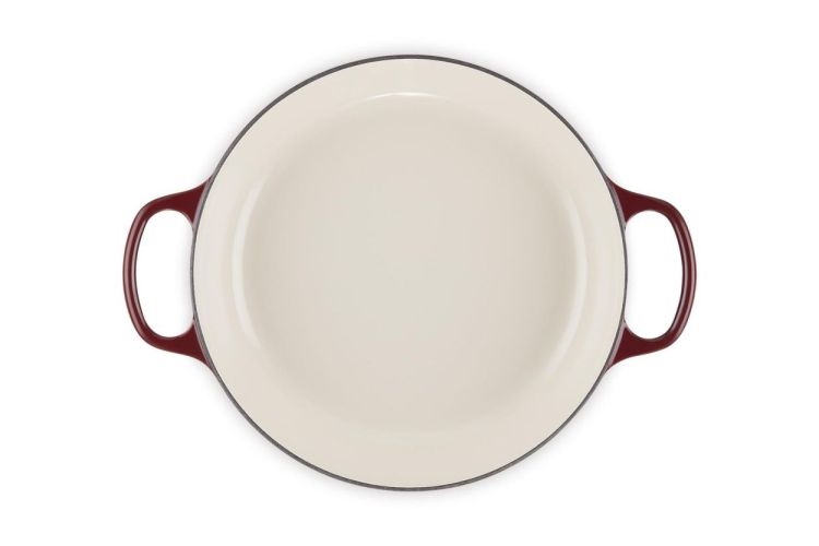 Le Creuset Cocotte 'Campagnard' 30cm Rhône Garnet (Rhône / Garnet) - Panache (Koksijde)