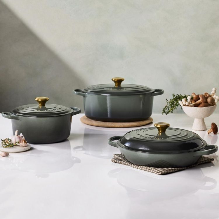 Le Creuset Cocotte 'Campagnard' 30cm Thyme (Thyme) - Panache (Koksijde)