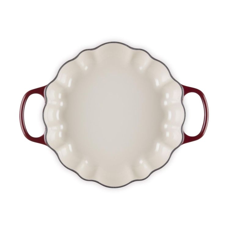 Le Creuset Campagnard 'Pompoen' 28cm Rhône Garnet (Rhône / Garnet) - Panache (Koksijde)