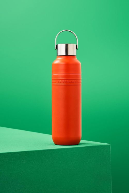 Le Creuset Bouteille Isotherme Volcanique 500ml (Oranjerood) - Panache (Koksijde)