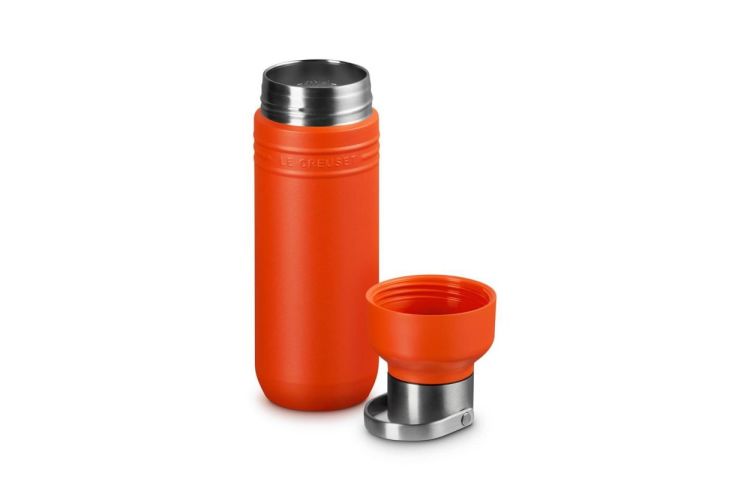 Le Creuset Bouteille Isotherme Volcanique 500ml (Oranjerood) - Panache (Koksijde)