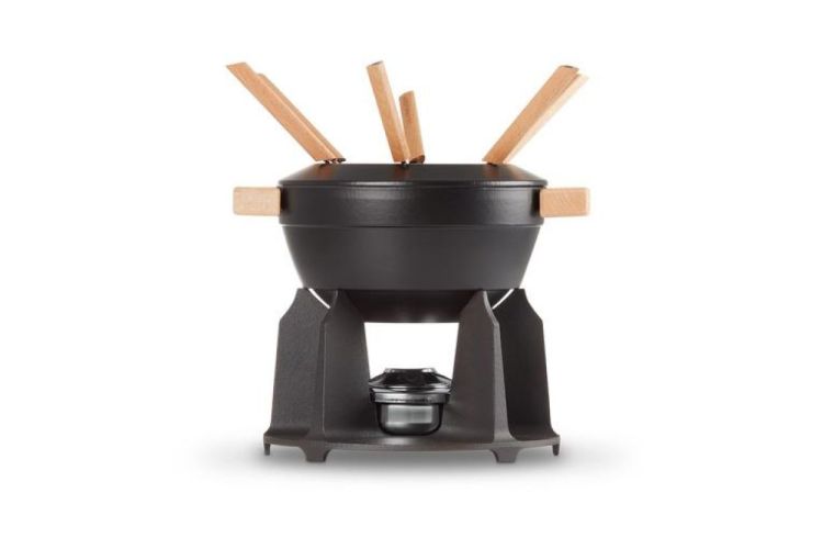 Le Creuset Service à fondue (Mat zwart) - Panache (Koksijde)