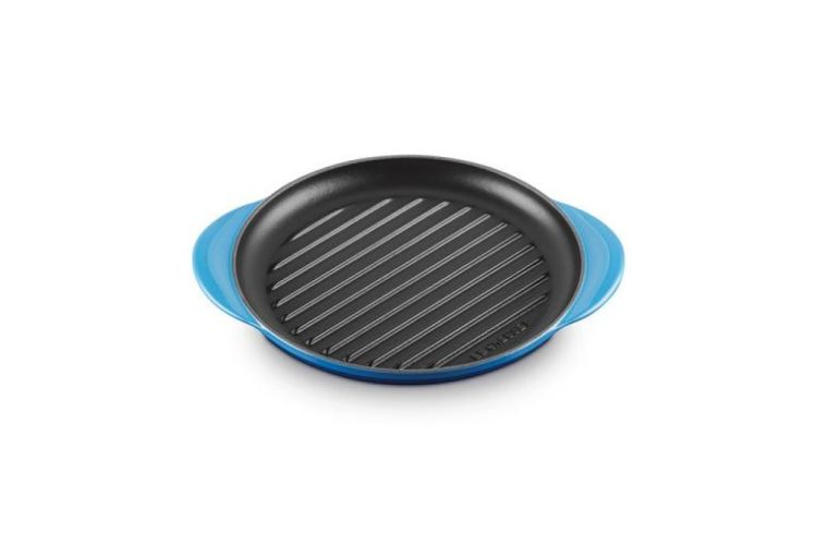 Le Creuset Gril rond 25cm (Azure) - Panache (Koksijde)