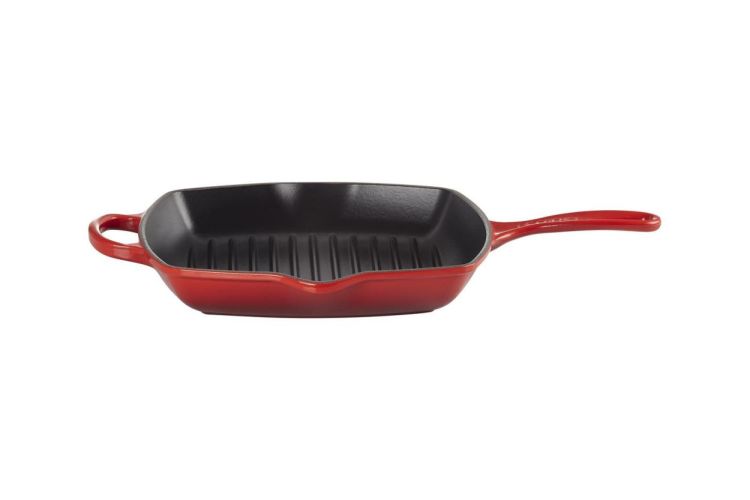 Le Creuset Grillit® vierkant 26cm (Kersenrood) - Panache (Koksijde)