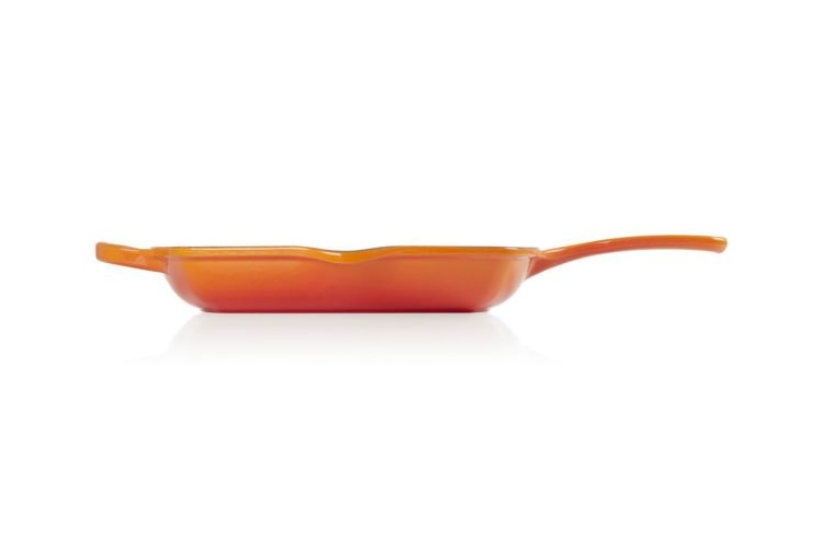 Le Creuset Skillet carré 26cm Volcanique (Oranjerood) - Panache (Koksijde)